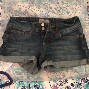 Denim shorts